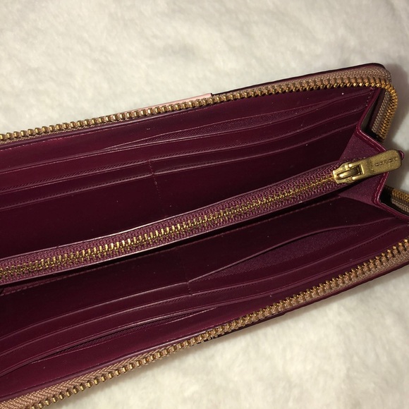 Coach signature Coated Canvas Colorblock Wallet - Picture 4 of 6